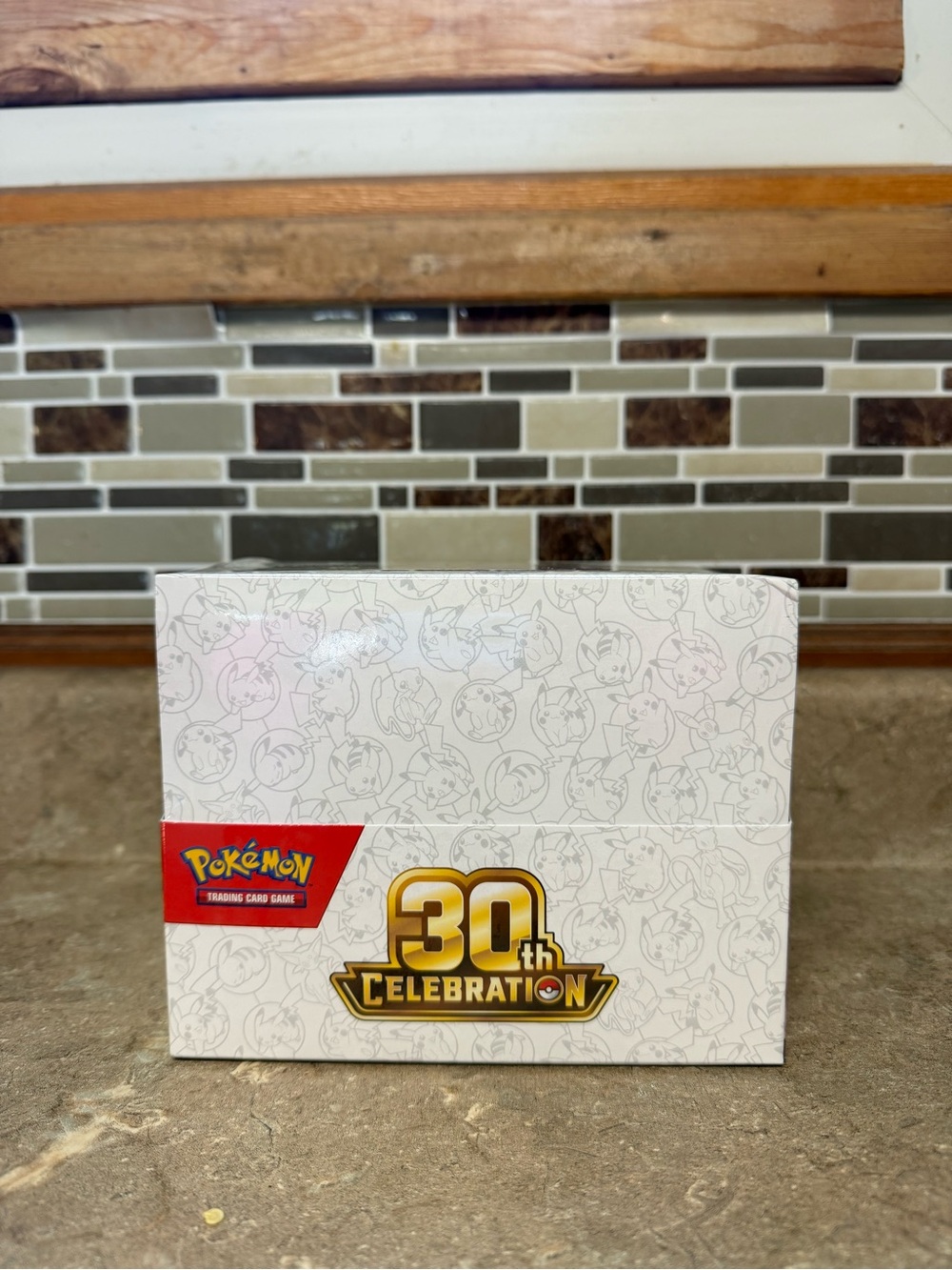 30th Celebration Trading Card Game Collector Box - White 10 tins total! Sealed